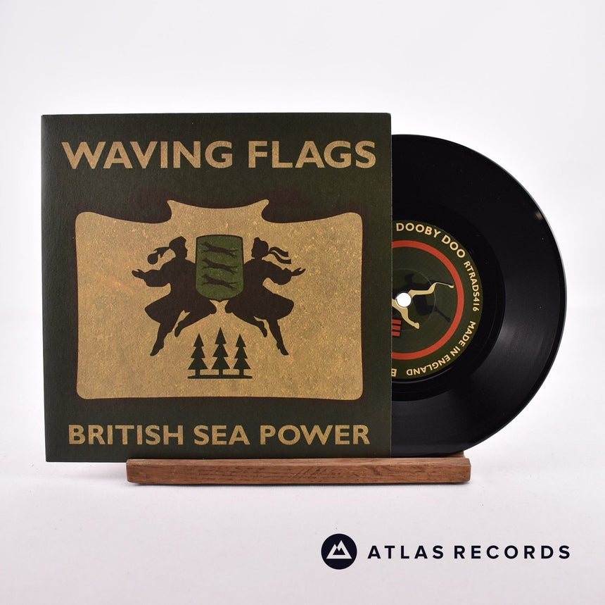 British Sea Power Waving Flags 7" Vinyl Record - Front Cover & Record