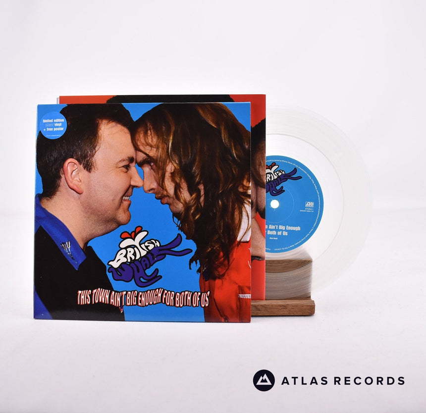 British Whale This Town Ain't Big Enough For Both Of Us 7" Vinyl Record - Front Cover & Record