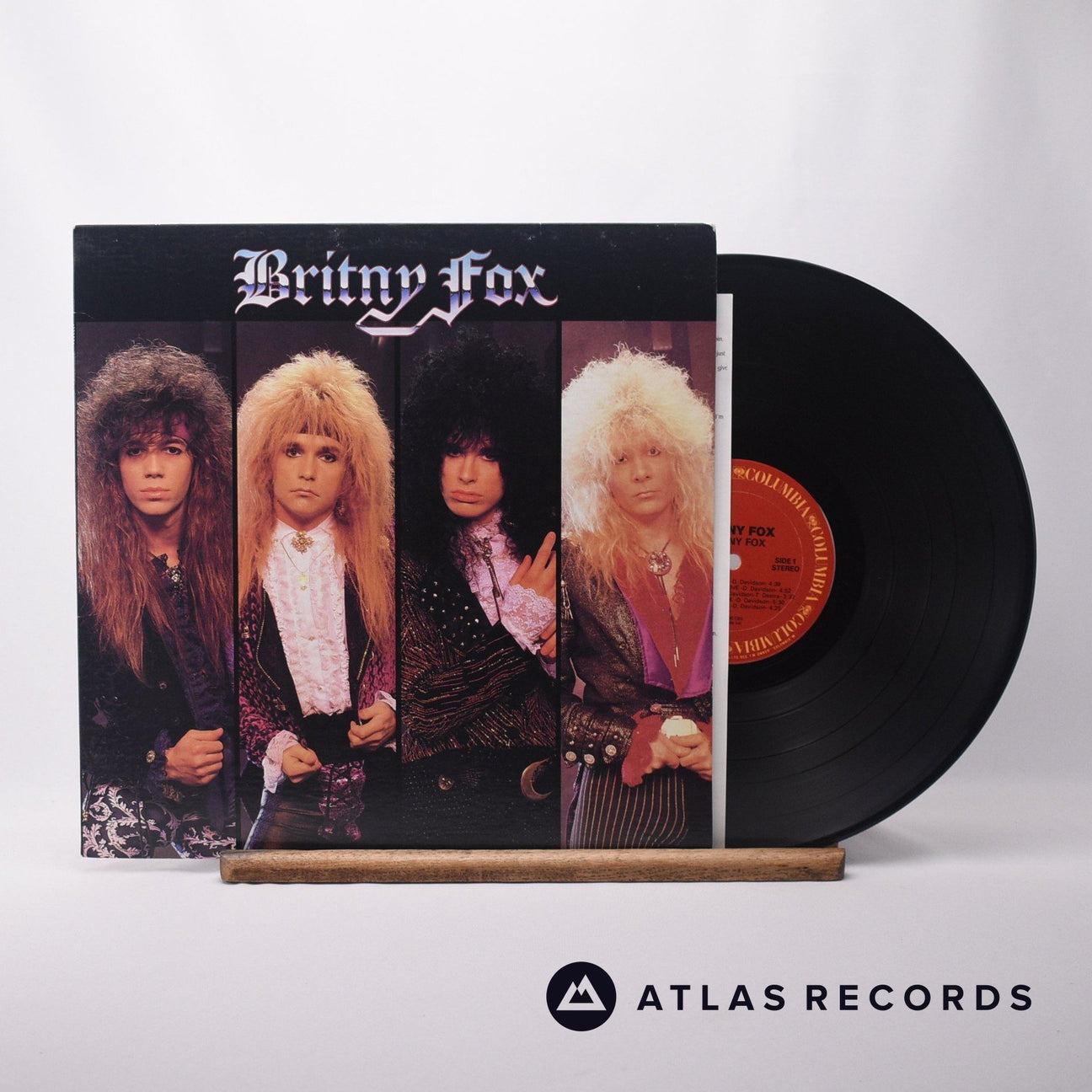 Britny Fox Britny Fox LP Vinyl Record - Front Cover & Record