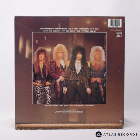 Britny Fox - Britny Fox - Lyric Sheet 1A 1A LP Vinyl Record - VG+/EX