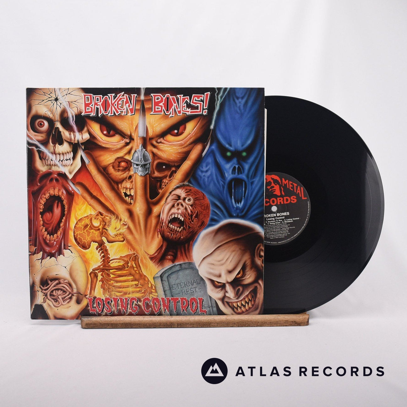 Broken Bones Losing Control LP Vinyl Record - Front Cover & Record