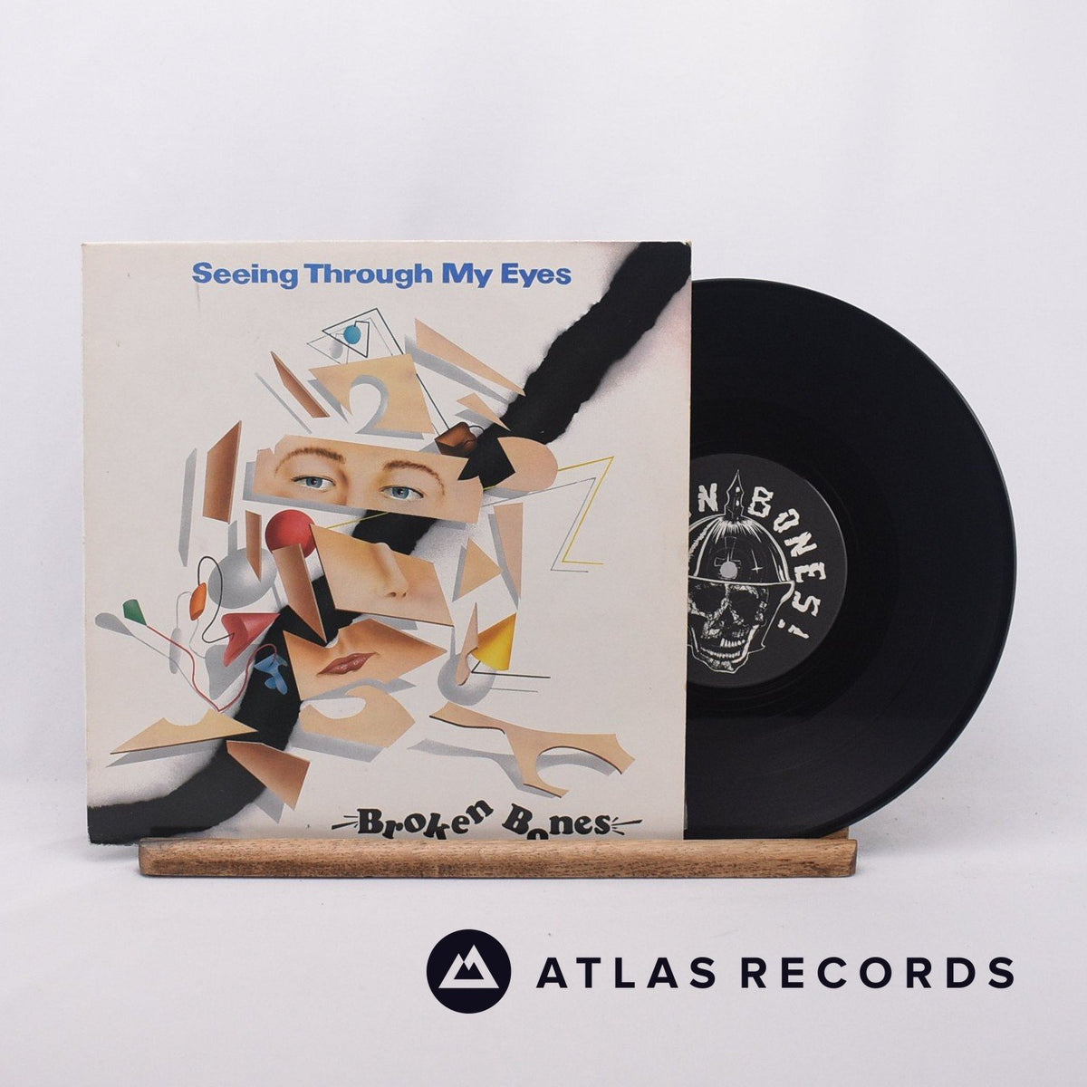 Broken Bones Seeing Through My Eyes 10" Vinyl Record - Front Cover & Record