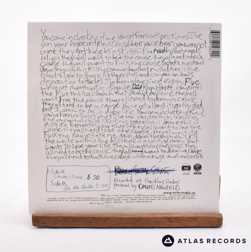 Broken Social Scene - Cause=Time - 7" Vinyl Record - NM/VG+