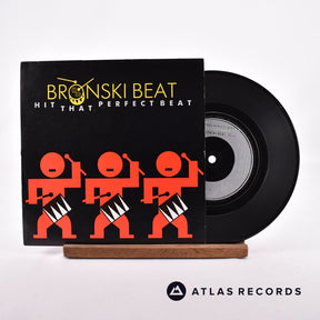 Bronski Beat Hit That Perfect Beat 7" Vinyl Record - Front Cover & Record