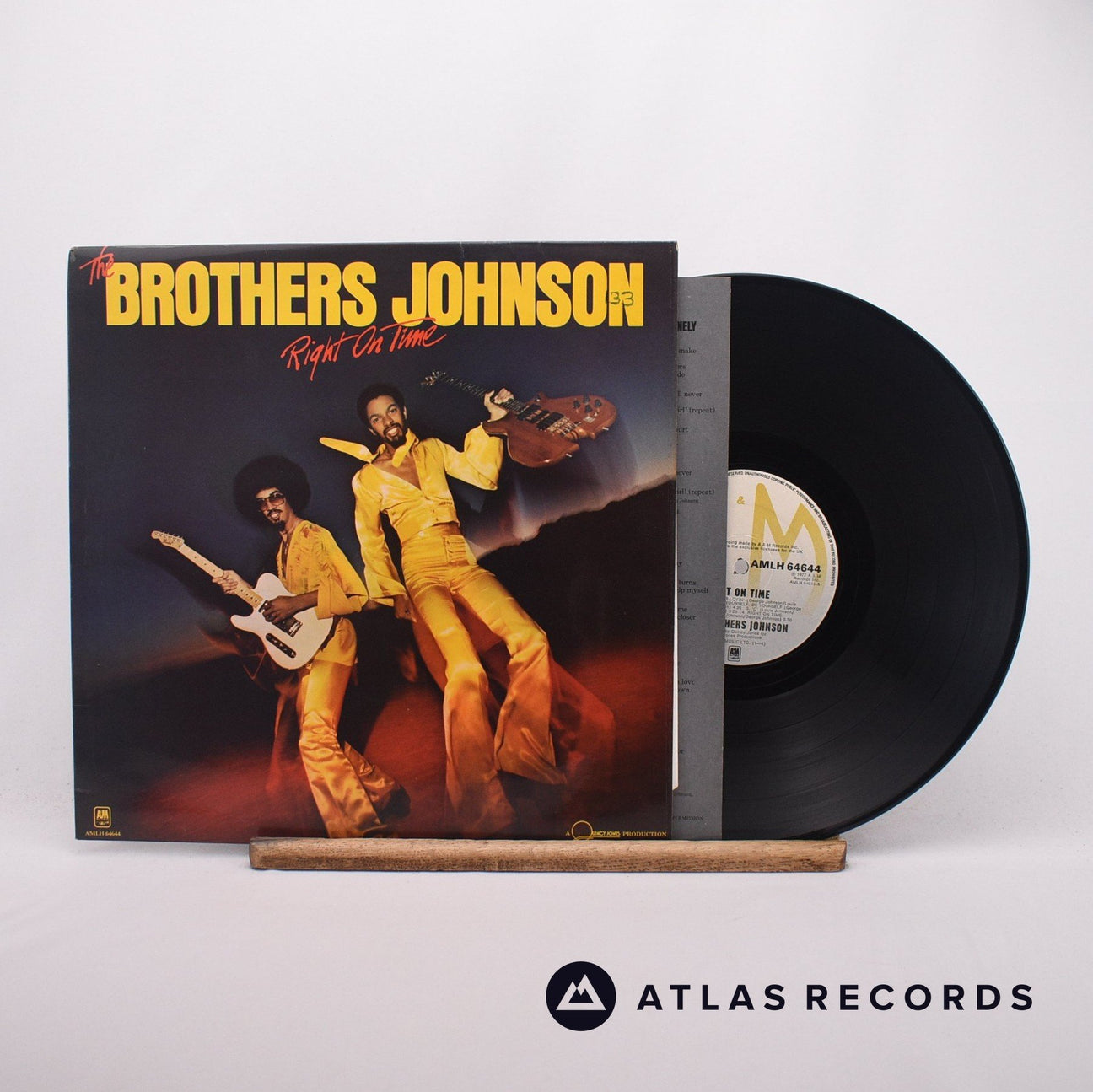 Brothers Johnson Right On Time LP Vinyl Record - Front Cover & Record