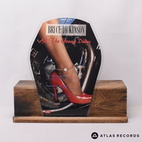 Bruce Dickinson - All The Young Dudes - Free Stand 7" Vinyl Record - EX