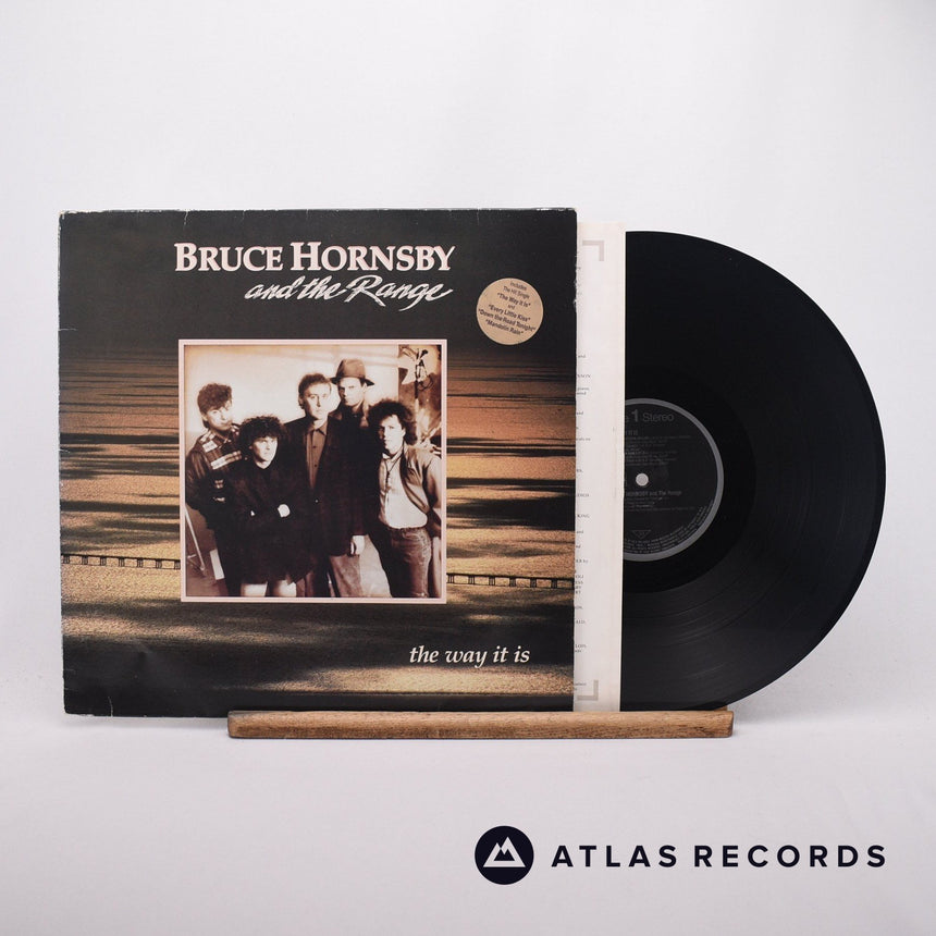 Bruce Hornsby And The Range The Way It Is LP Vinyl Record - Front Cover & Record