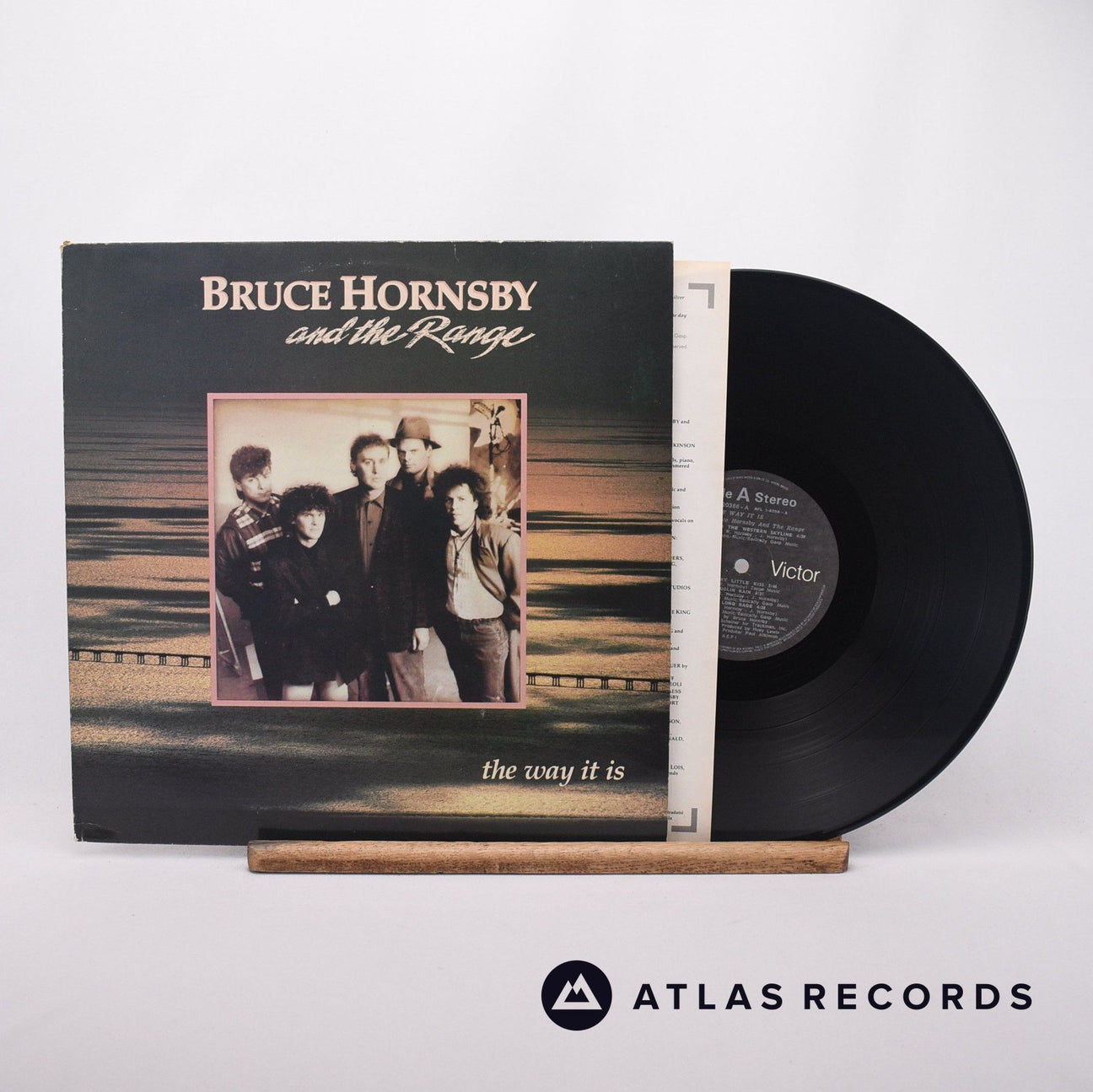 Bruce Hornsby And The Range The Way It Is LP Vinyl Record - Front Cover & Record