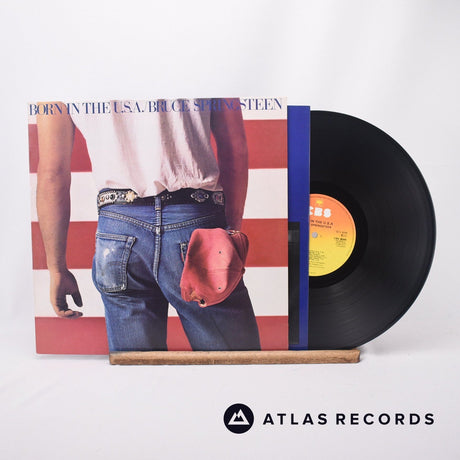 Bruce Springsteen Born In The U.S.A. LP Vinyl Record - Front Cover & Record