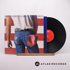 Bruce Springsteen Born In The U.S.A. LP Vinyl Record - Front Cover & Record