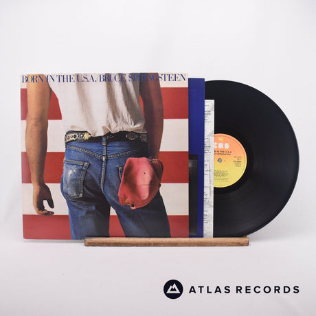 Bruce Springsteen Born In The U.S.A. LP Vinyl Record - Front Cover & Record
