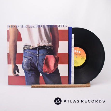 Bruce Springsteen Born In The U.S.A. LP Vinyl Record - Front Cover & Record
