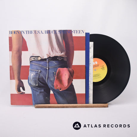 Bruce Springsteen Born In The U.S.A. LP Vinyl Record - Front Cover & Record