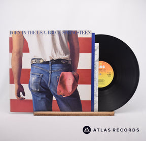 Bruce Springsteen Born In The U.S.A. LP Vinyl Record - Front Cover & Record