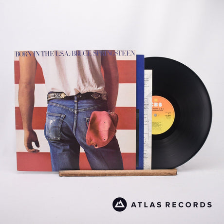 Bruce Springsteen Born In The U.S.A. LP Vinyl Record - Front Cover & Record