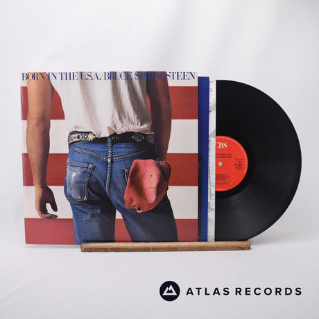 Bruce Springsteen Born In The U.S.A. LP Vinyl Record - Front Cover & Record