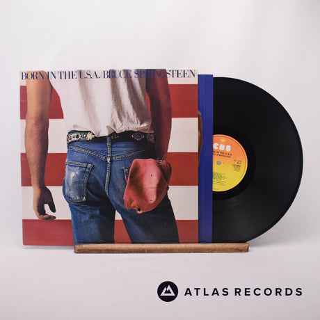 Bruce Springsteen Born In The U.S.A. LP Vinyl Record - Front Cover & Record
