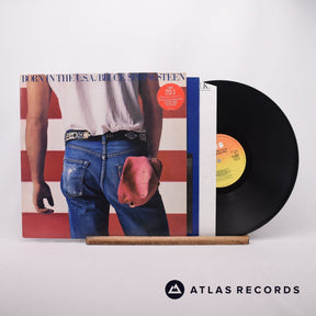 Bruce Springsteen Born In The U.S.A. LP Vinyl Record - Front Cover & Record