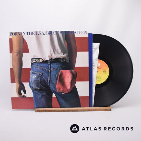 Bruce Springsteen Born In The U.S.A. LP Vinyl Record - Front Cover & Record
