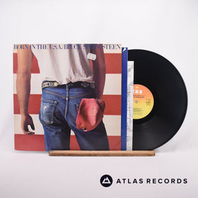 Bruce Springsteen Born In The U.S.A. LP Vinyl Record - Front Cover & Record