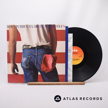 Bruce Springsteen Born In The U.S.A. LP Vinyl Record - Front Cover & Record
