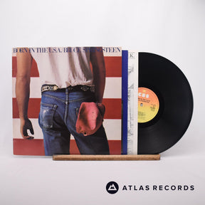 Bruce Springsteen Born In The U.S.A. LP Vinyl Record - Front Cover & Record