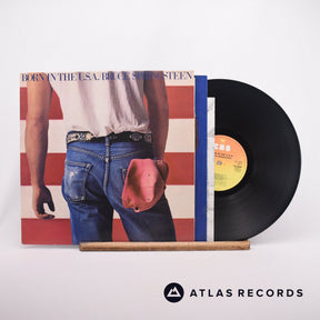 Bruce Springsteen Born In The U.S.A. LP Vinyl Record - Front Cover & Record