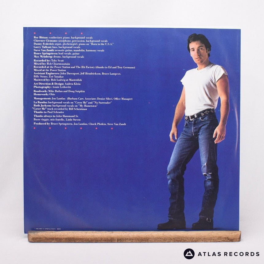 Bruce Springsteen - Born In The U.S.A. - Lyric Sheet LP Vinyl Record - EX/EX