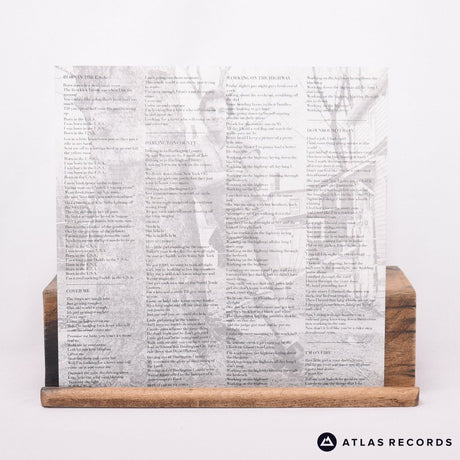 Bruce Springsteen - Born In The U.S.A. - Lyric Sheet LP Vinyl Record - EX/EX
