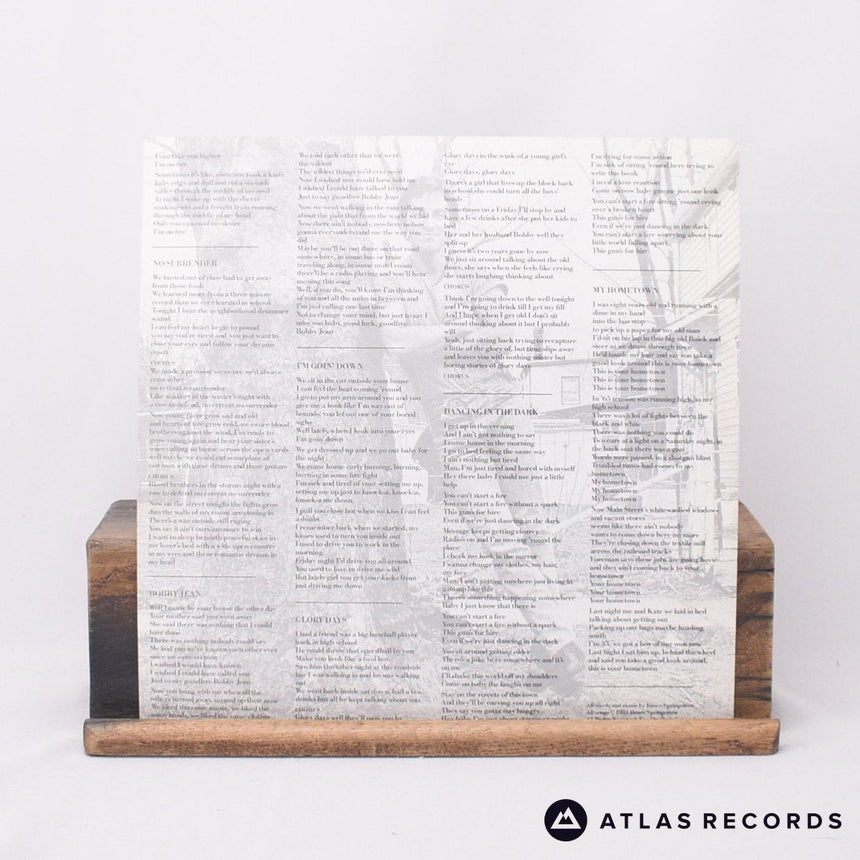 Bruce Springsteen - Born In The U.S.A. - Lyric Sheet LP Vinyl Record - EX/EX