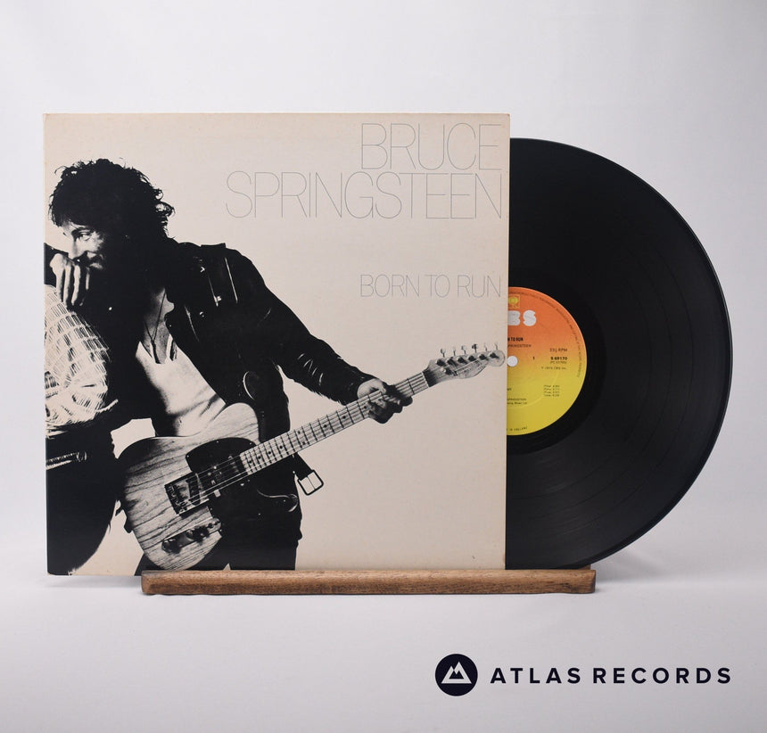 Bruce Springsteen Born To Run LP Vinyl Record - Front Cover & Record