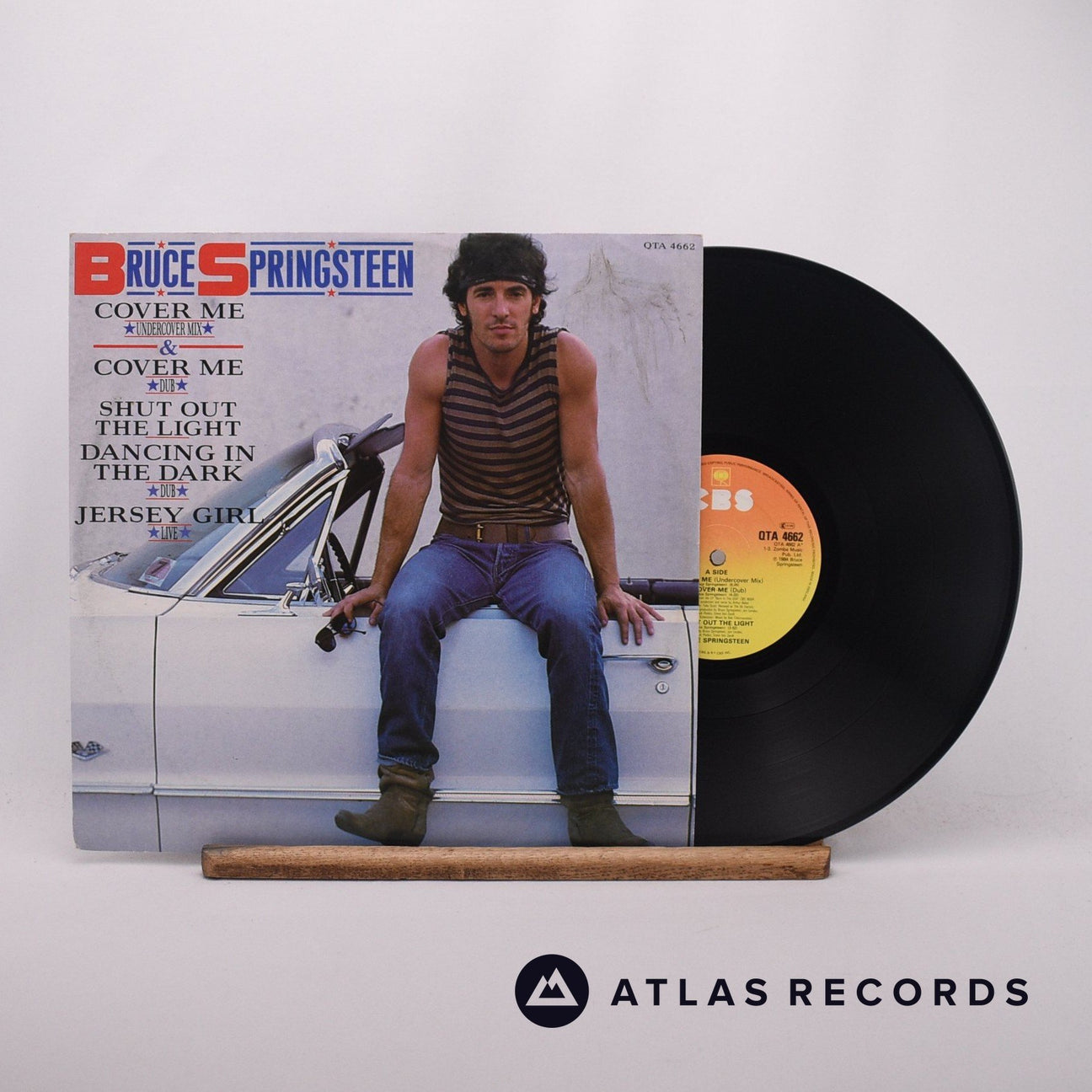 Bruce Springsteen Cover Me 12" Vinyl Record - Front Cover & Record