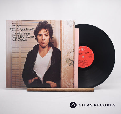 Bruce Springsteen Darkness On The Edge Of Town LP Vinyl Record - Front Cover & Record