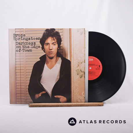 Bruce Springsteen Darkness On The Edge Of Town LP Vinyl Record - Front Cover & Record
