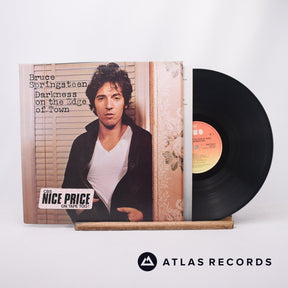 Bruce Springsteen Darkness On The Edge Of Town LP Vinyl Record - Front Cover & Record