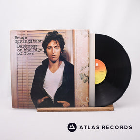 Bruce Springsteen Darkness On The Edge Of Town LP Vinyl Record - Front Cover & Record