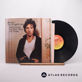 Bruce Springsteen Darkness On The Edge Of Town LP Vinyl Record - Front Cover & Record