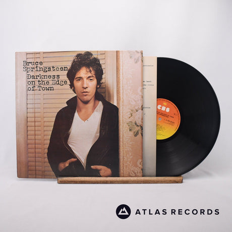 Bruce Springsteen Darkness On The Edge Of Town LP Vinyl Record - Front Cover & Record