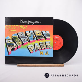 Bruce Springsteen Greetings From Asbury Park, N.J. LP Vinyl Record - Front Cover & Record