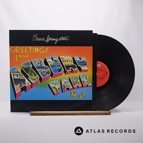 Bruce Springsteen Greetings From Asbury Park N.J. LP Vinyl Record - Front Cover & Record