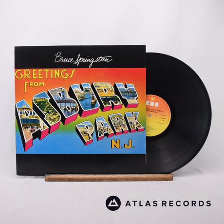 Bruce Springsteen Greetings From Asbury Park N.J. LP Vinyl Record - Front Cover & Record