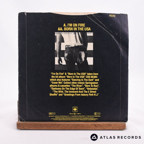 Bruce Springsteen - I'm On Fire - 7" Vinyl Record - VG+/VG+