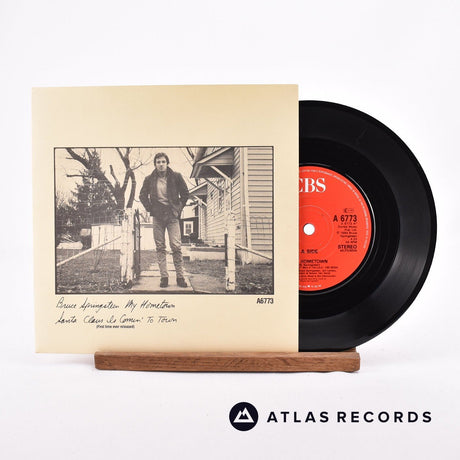 Bruce Springsteen My Hometown 7" Vinyl Record - Front Cover & Record