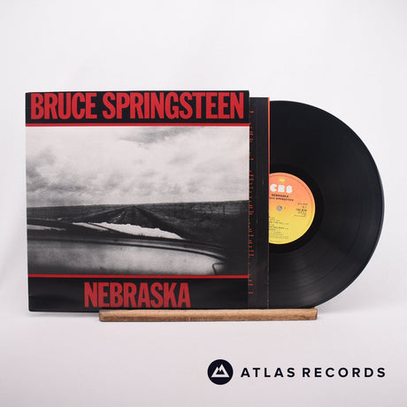 Bruce Springsteen Nebraska LP Vinyl Record - Front Cover & Record
