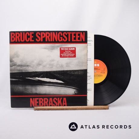 Bruce Springsteen Nebraska LP Vinyl Record - Front Cover & Record