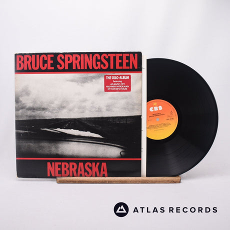 Bruce Springsteen Nebraska LP Vinyl Record - Front Cover & Record