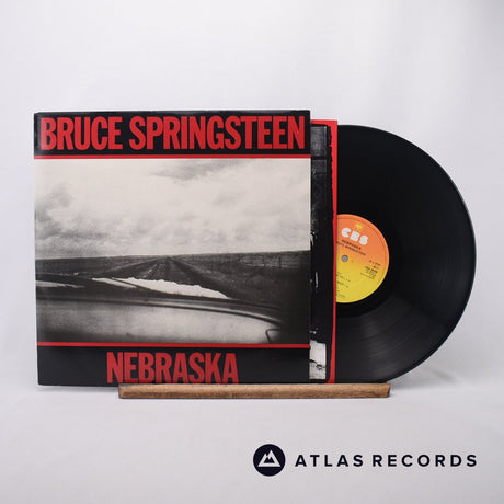 Bruce Springsteen Nebraska LP Vinyl Record - Front Cover & Record