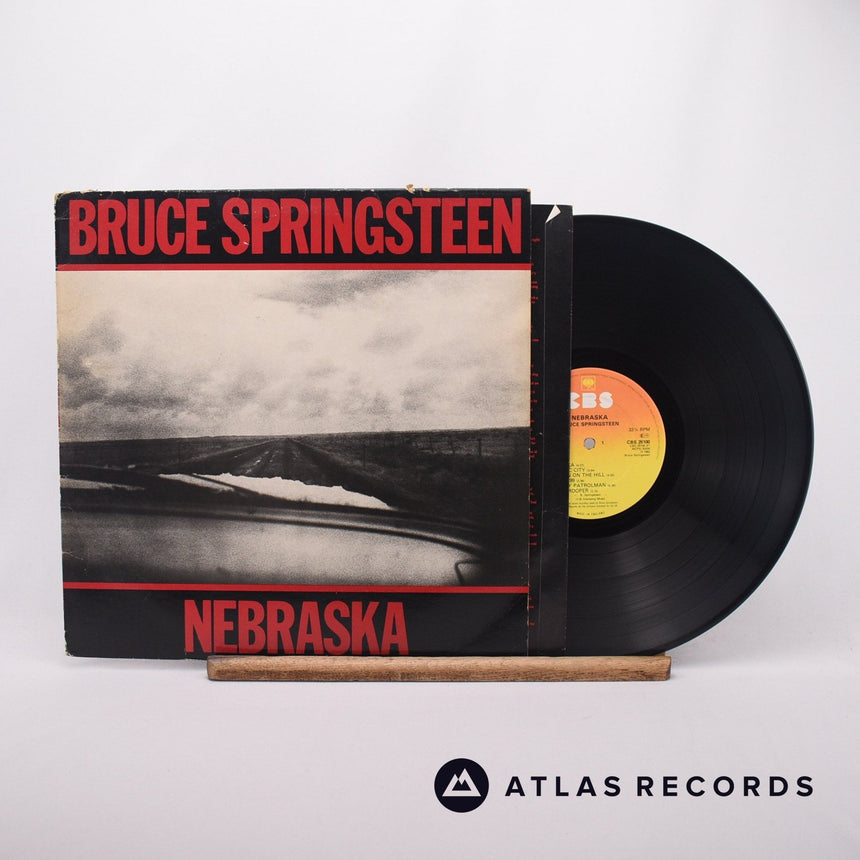 Bruce Springsteen Nebraska LP Vinyl Record - Front Cover & Record