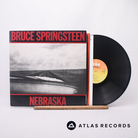 Bruce Springsteen Nebraska LP Vinyl Record - Front Cover & Record