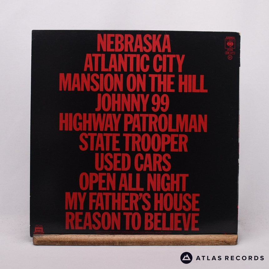 Bruce Springsteen - Nebraska - A4 B3 LP Vinyl Record - EX/EX